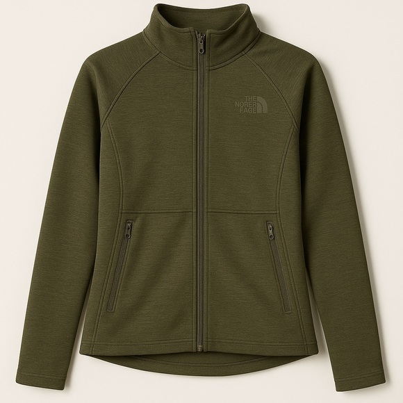 The North Face Jackets & Blazers - The North Face Olive Utility Jacket size small full zip lightweight fleece lined